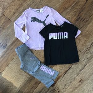 Toddler girls Puma 3 piece set